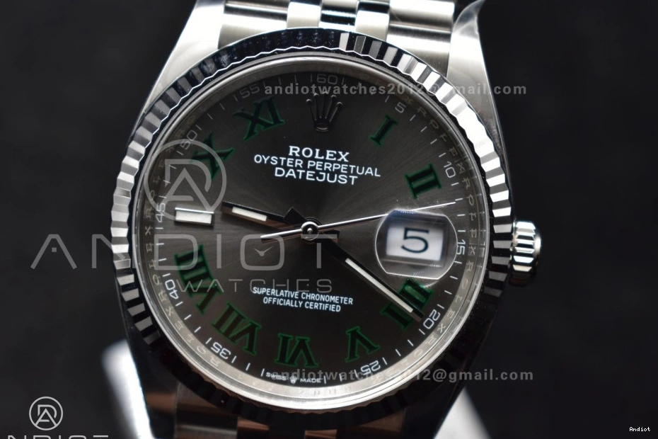 Edition Steel Best Dial Gray 36 126234 on 1:1 Green VR3235 Roman DateJust Clean Jubilee 904L Bracelet Markers 0510
